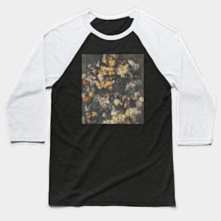 Flowers Design Dramatic Baseball T-Shirt